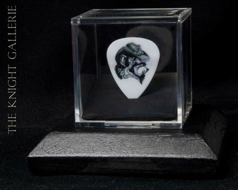 Commemorative Guitar Pick And Display Case Lemmy By The Knight Gallerie 2950 Usd