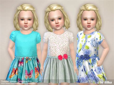 Toddler Dresses Collection P88 Mod Sims 4 Mod Mod For Sims 4 Vrogue