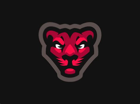 Red Panther Logo Images Mascot Logo Design