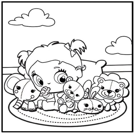Baby Alive Coloring Page