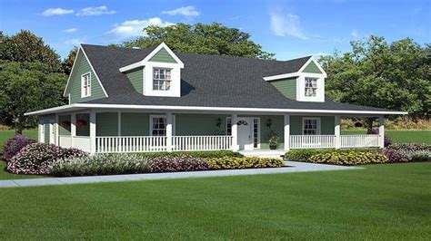 Country Ranch House Plans Wrap Around Porch Home Get In
