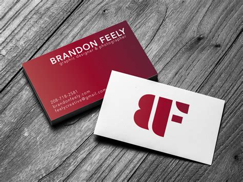 Personal Branding Business Card By Brandon Feely On Dribbble
