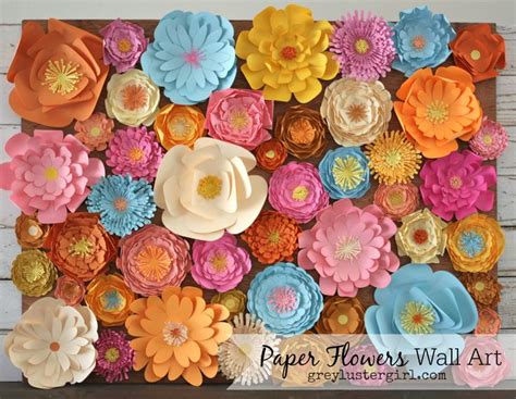 All are easy to realize and inexpensive. Mesmerizing DIY Handmade Paper Flower Art Projects To Beautify Your Home