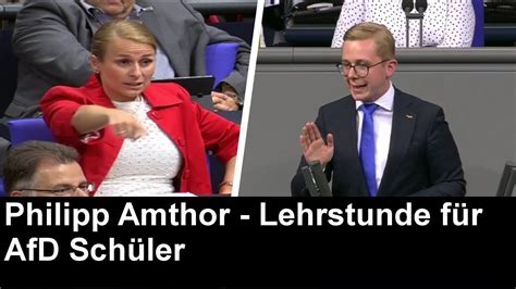 Fast so wie bei mogli oder tarzan. Philipp Amthor (CDU) - Jura Unterricht für AfD Schüler ...
