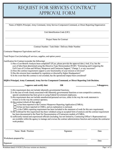 Approval Form For A Service Fill Out And Sign Printable Pdf Template