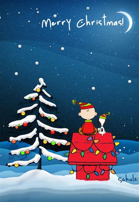 Free Merry Christmas Eve Snoopy Computer Desktop Hd Wallpapers
