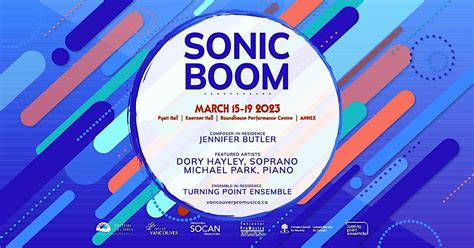 Sonic Boom Festival 2023 Featured Artists Concert Pyatt Hall At The