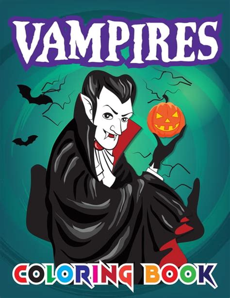 Vampires Coloring Book With Male And Female Characters And Wide Variety