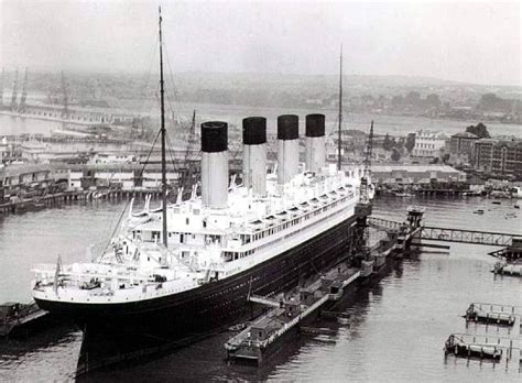 Scythia was the longest serving cunard liner until 4 september 2005, when her record was surpassed by rms queen elizabeth 2. The Olympic in dry dock. Southampton. (With images ...