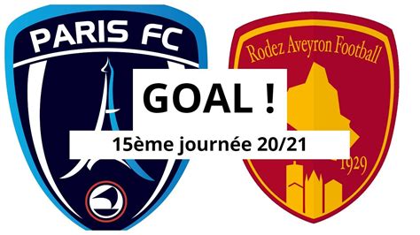 Paris Fc Rodez Af 1 1 Goal 88 Ali Abdi 15ème Journée 202021
