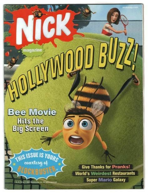 Nickelodeon Magazine 200711 Hollywood Buzz Issue