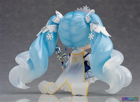[exclusive] Vocaloid 2 Snow Miku Snow Princess Ver Nendoroid No 1000 Action Figure By Good