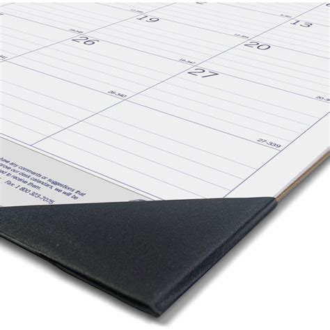 Blueline Duraglobe Monthly Desk Pad Calendar Calendar Desk Pads
