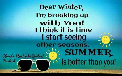 Dear Winterim Breaking Up With You 😊💜🌞 Rhonda Hendricks Quotes