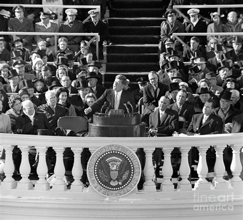 President John F Kennedy Makes Photograph By Bettmann Fine Art America