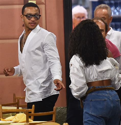 Lori Harvey And Fiance Footballer Memphis Depay Spotted On Dinner
