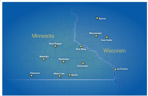 Locations Of Participating Mayo Clinic Health System Sites In Minnesota