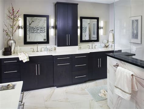 How To Design A Luxury Bathroom With Black Cabinets 2 Buffets And