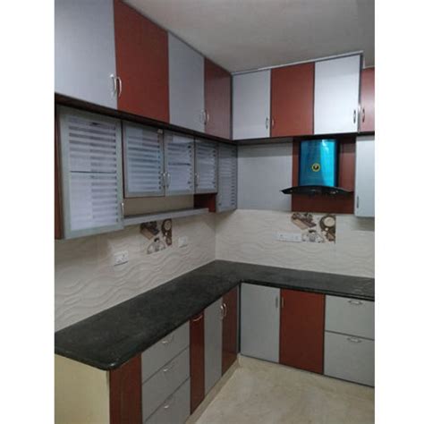 Revamp your kitchen with the finest quality aluminium kitchen cabinets from al basira. White And Brown Aluminium Kitchen Cabinet, Rs 900 /square ...