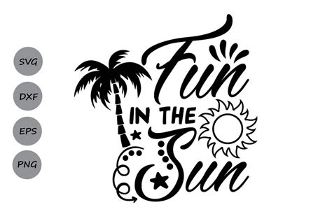 Fun In The Sun Svg Graphic By Cosmosfineart · Creative Fabrica Svg