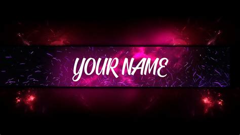 How To Make A Cool Header Banner For Youtube Channel Youtube