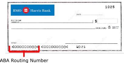 Find bank transit number on cheque. BMO Harris Bank Routing Number - Ekopa Mag