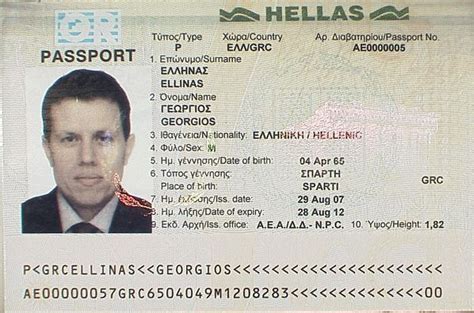 Filegreek Passport Biodata Pagepng Wikimedia Commons