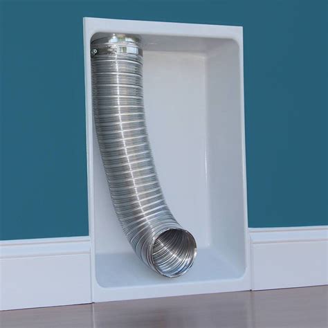 • do not install a clothes dryer with flexible plastic venting materials. Dryer Vent Box