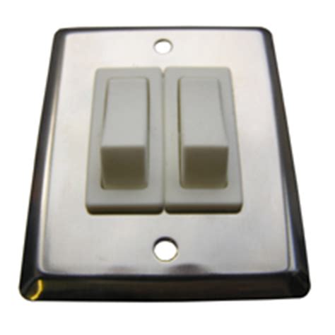 Force 4 Ss Double Light Switch Force 4 Chandlery