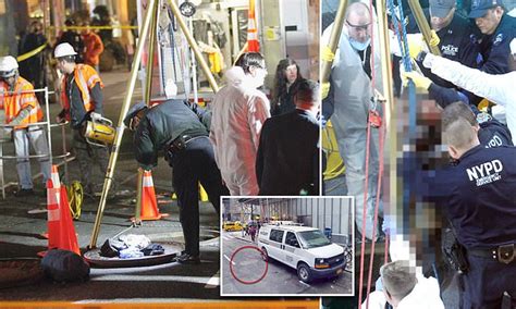 man who fell down open manhole in midtown manhattan is identified as a homeless 41 year old