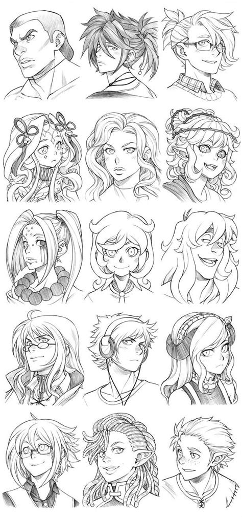 151208 Headshot Commissions Sketch Dump 12 By Deviantart