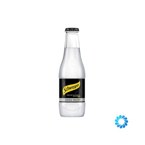 Buy Schweppes Soda Water Glass Bottle 24 X 200ml