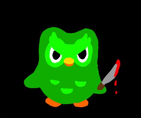Scary Duolingo Owl Oseprofessor
