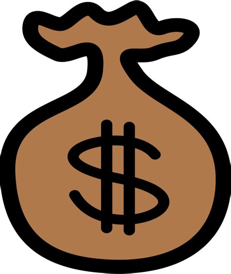 A female angel investor with white fluffy wings brown hair tied in a ponytail and a gold halo floating on top of her head wearing a pair of pearl earrings blue. Cartoon Bag Of Money - Cliparts.co