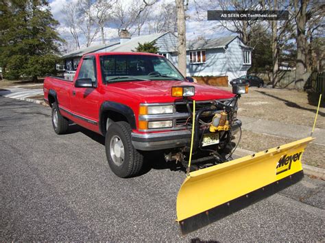 1998 Chevy Plow Truck Z71 Trans Need To Sell Asap Make Offer