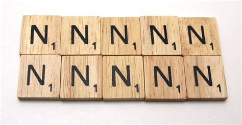 New N Wooden Scrabble Tiles N Letter Custom T For Scrapbooking Set