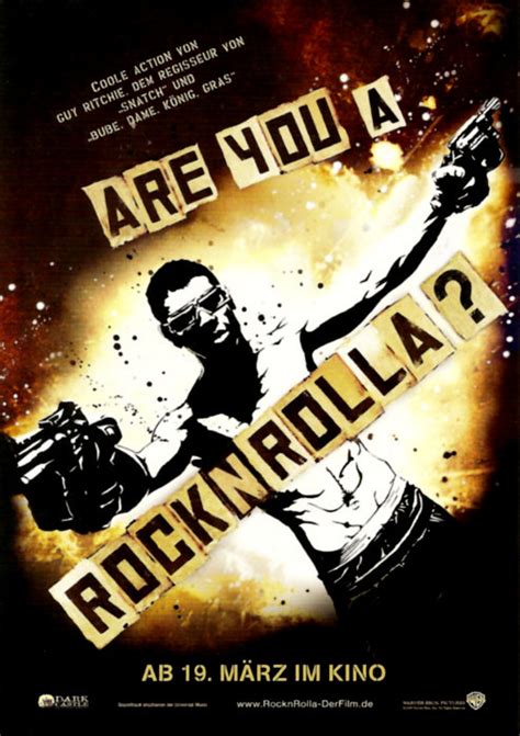 Well, what are you going to be now, john? Filmplakat: RocknRolla (2008) - Plakat 2 von 2 - Filmposter-Archiv