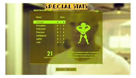 Fallout 4 Best Starting Stats [SPECIAL Stat] - VeryAli Gaming