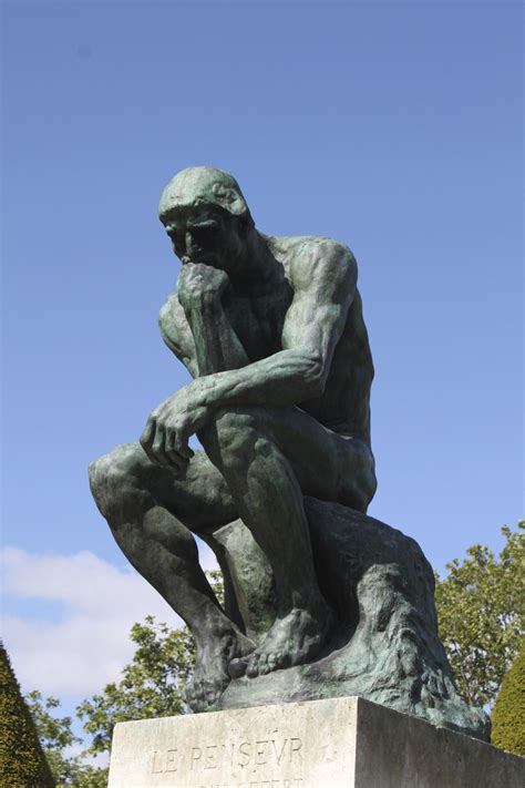 The Thinker Statue Rodin Paris