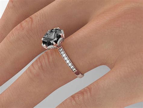43 Unique Black Diamond Engagement Rings You Can Buy