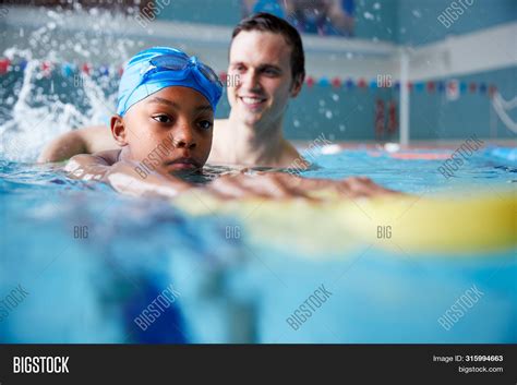 Male Swimming Coach Image And Photo Free Trial Bigstock