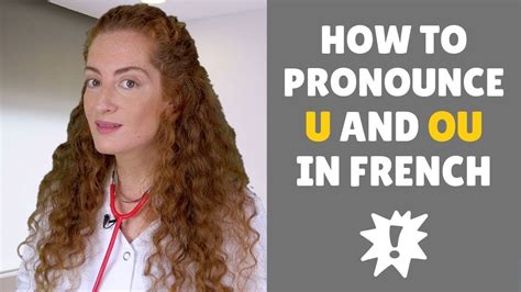 How To Pronounce U And Ou In French Prononciation De U Et Ou En
