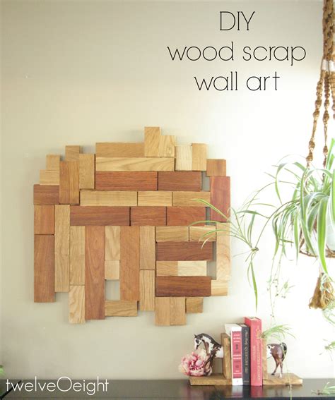 Renew your decor with this beautiful rustic wood wall art made in new and recycled wood, the wooden pieces form a this is a set of two wall art sculptures made of wood scraps. DIY Scrap Wood Wall Hanging