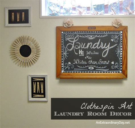 Shop by subject, style, room, best sellers & more. Laundry Room Decor :: Clothespin Art for the Makeover | An ...
