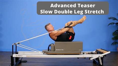 Teaser Slow Double Leg Stretch On Pilates Reformer Youtube