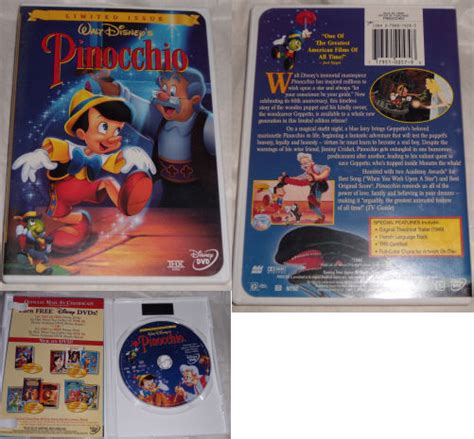 Walt Disney Pinocchio Dvd