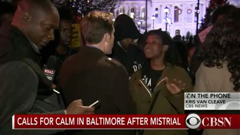 Shock Video Baltimore Protesters Surround And Confront Cbs Reporter Breaking911