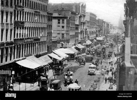 Broadway New York 1873 Stock Photo Alamy