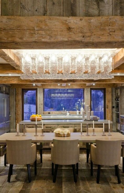 Pin By Terri Faucett On Lake House Mountain Cabin Rustic Dining