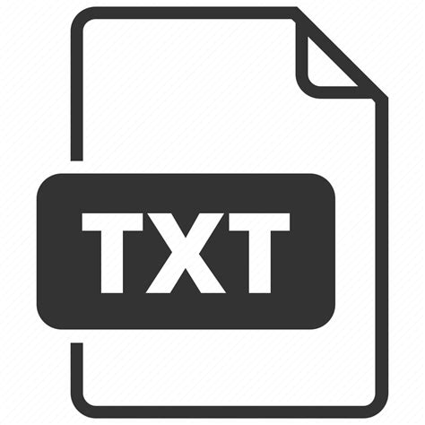 Document Extension File File Format Filename Text Txt Icon